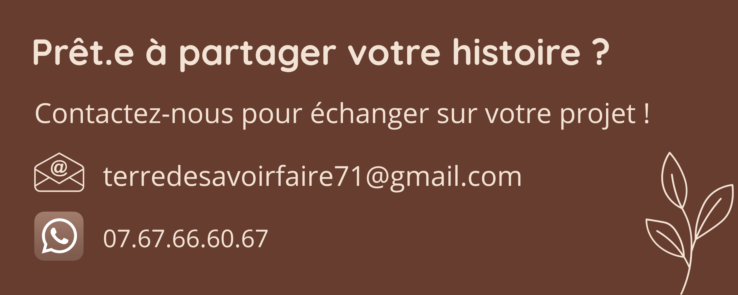contacter terre de savoir-faire